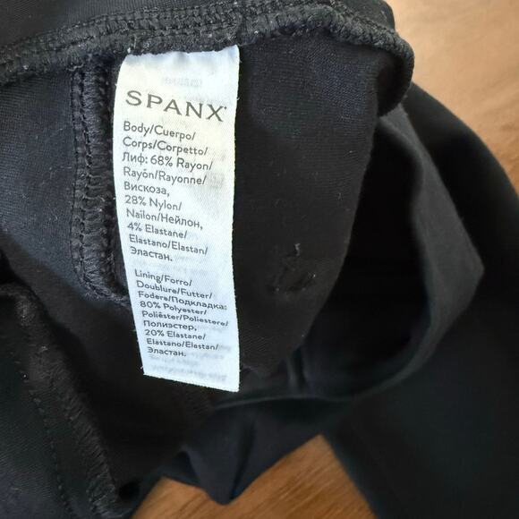 Spanx Perfect Pull On Pants Skinny Jeggings Casual Work Office Career Black Sz S - Picture 7 of 7